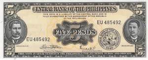 Philippinen 5 Pesos 1949 p135f